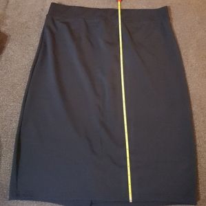 Black pencil skirt